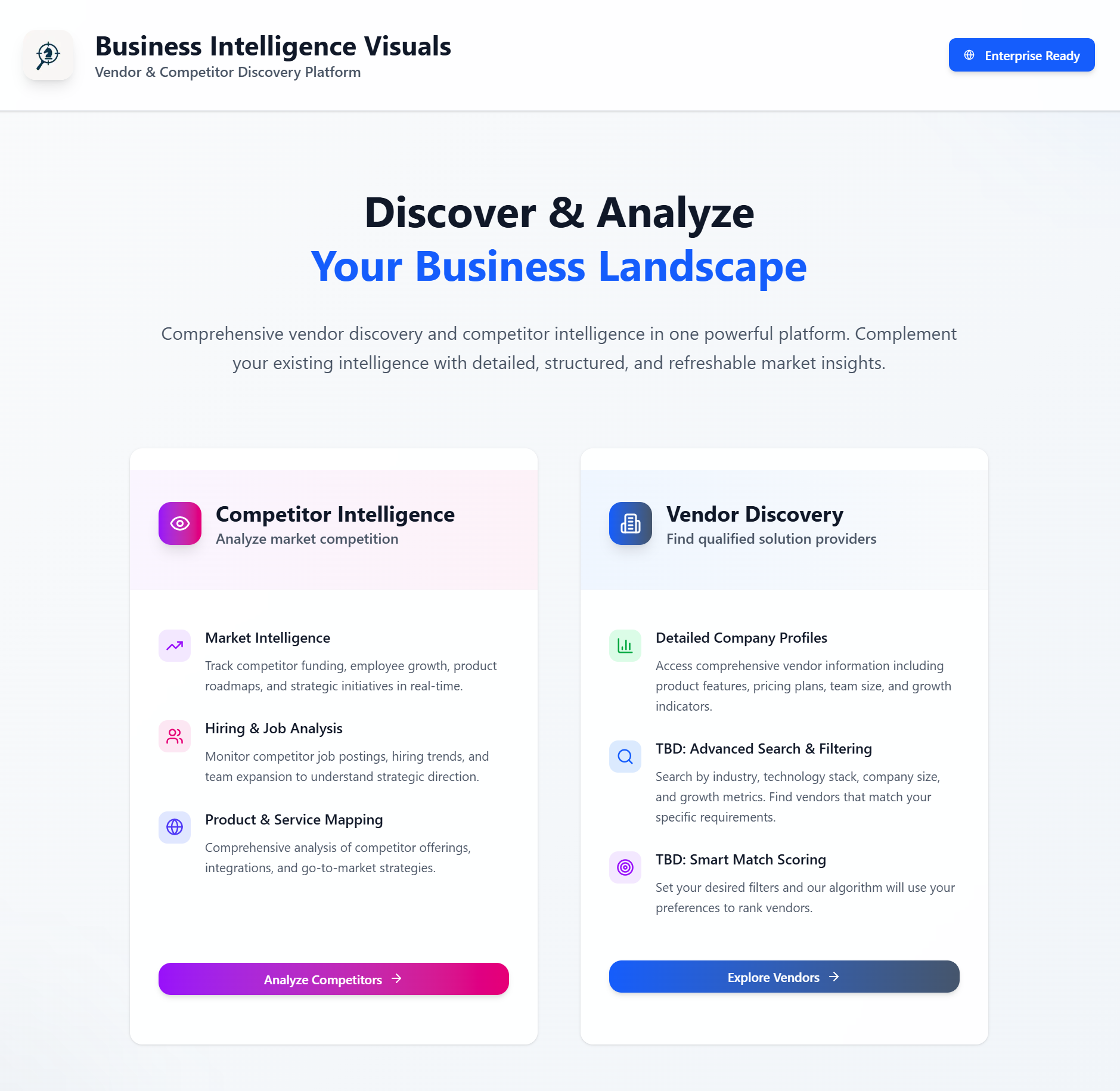 Webapp Homepage